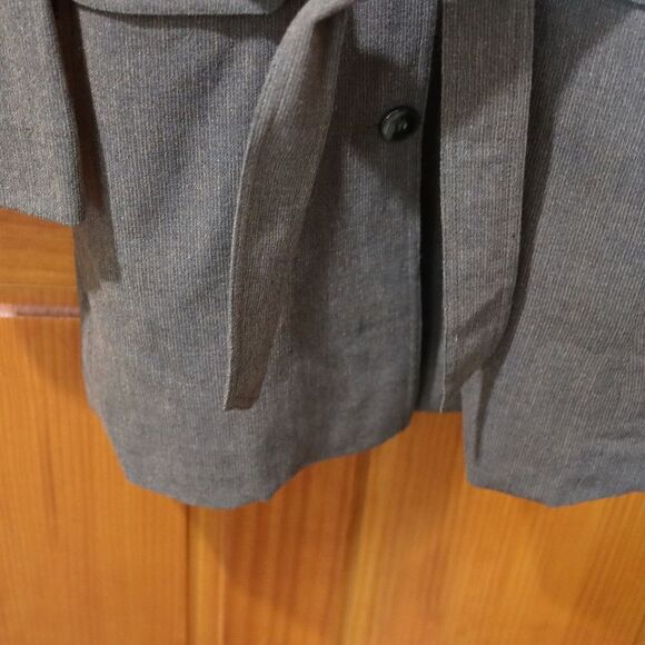 Jane Hamill Vintage Long Line Blazer & Skirt Suit 80s Cold War Belted 12 - Picture 6 of 15